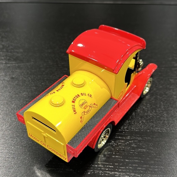 Shell Motor Oil Co. Vintage 1912 Ford Car Coin Bank - Picture 9 of 12